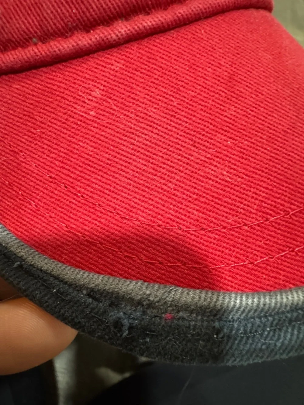 Nike Red Baseball Cap with Black Swoosh - Picture 5 of 5
